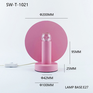 Bedroom End <strong>Rustic</strong> Dining Creative Desk <strong>Lamp</strong> Pink Metal Modern Side Table <strong>Lamp</strong> With Factory Price - Product Image 3