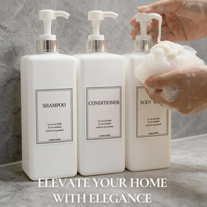 Luxury Pet Plastic Pump <b>Bottle</b> Packaging for Hair Shampoo Product PET Transparent Cosmetic <b>Squeeze</b> <b>Bottle</b> - Product Image 5