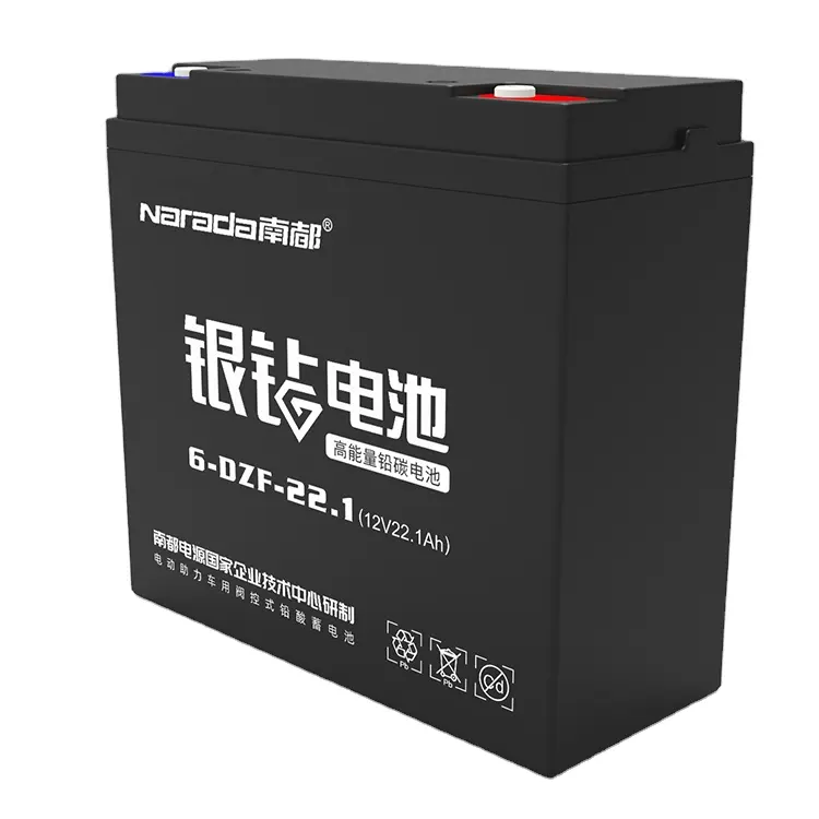 Narada High quality rechargeable 12V ampere lead-acid battery used in electric tricycle electric bicycle Vehicles