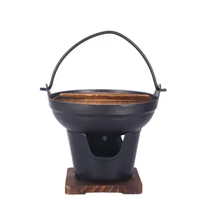 Sukiyaki japonais Pot Ménage Mini Hotpot Réchaud Solide Alcool Réchaud à <span class=keywords><strong>Fondue</strong></span> Ensemble - Product Image 1
