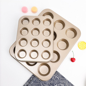 Ustensiles de cuisine de haute qualité, plateaux à muffins et à desserts en acier au carbone polyvalents et sans soudure pour restaurants et pâtisseries - Product Image 5