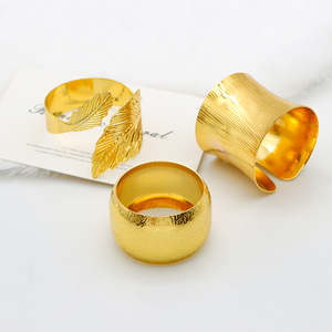 <span class=keywords><strong>Portatovaglioli</strong></span> a Tubo in Metallo Argento e <span class=keywords><strong>Oro</strong></span> Eleganti Accessori per la Decorazione della Tavola per Matrimoni Banchetti e Feste di Compleanno - Product Image 2