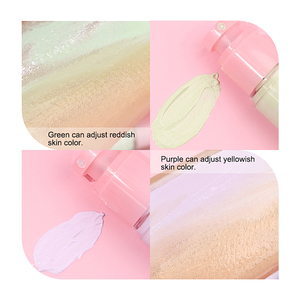 Etiqueta privada Nueva Radiant Glow <span class=keywords><strong>Corrector</strong></span> Base de maquillaje Color a juego Hidratante Púrpura Base que cambia de color - Product Image 6