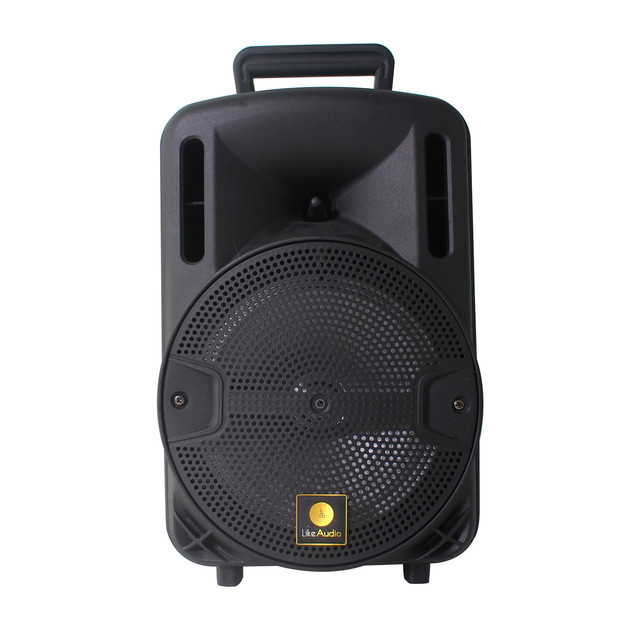 Portable Dj System 2x15inch Active Wireless Trolley Pa Speaker With Rechargeable Battery