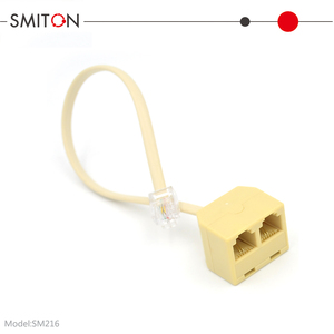 RJ11 cáp điện thoại <span class=keywords><strong>6p2c</strong></span> 1 nam-to-2 nữ spliter <span class=keywords><strong>Coupler</strong></span> - Product Image 6