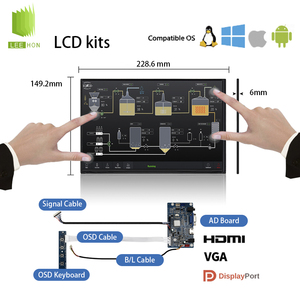 Công nghiệp cấp boe gốc <span class=keywords><strong>LCD</strong></span> màn hình hiển thị LVDS EV101WXM-N10 Độ tương phản cao độ sáng ngoài trời nhiệt độ rộng <span class=keywords><strong>LCD</strong></span> Bảng điều chỉnh - Product Image 3