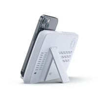 Lichtgevende 3-In-1 Opvouwbare Draadloze Oplader Stand Klok Kalender Temperatuur Vochtigheid Display Otp/Ovp Bescherming 9V/2a 15W Uitgang