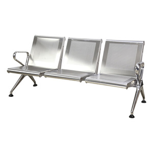 Silla de Aeropuerto Pinyin Py-665 de Acero Inoxidable con Pasamanos para Sala de Espera - Product Image 3