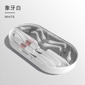 Marca ortodoncia en forma de L cepillos interdentales <span class=keywords><strong>limpiador</strong></span> de huecos de dientes portátil cabezales de repuesto de plástico DuPont ortodoncia limpia - Product Image 3