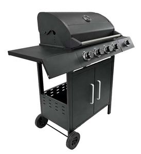 <span class=keywords><strong>Barbecue</strong></span> à gaz en <span class=keywords><strong>fonte</strong></span> <span class=keywords><strong>avec</strong></span> <span class=keywords><strong>couvercle</strong></span> pour extérieur, sans fumée, <span class=keywords><strong>avec</strong></span> 5 têtes, très résistant - Product Image 3