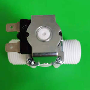 Vanne solénoïde en plastique à haut débit avec filetage parallèle à 6 points, vanne d'entrée de pression d'eau du robinet à deux bornes, catégorie de produits - Product Image 2