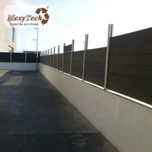 Panneaux de clôture en composite <span class=keywords><strong>bois</strong></span> et aluminium en gros, modèles de clôture murale <span class=keywords><strong>pour</strong></span> la cour - Product Image 6