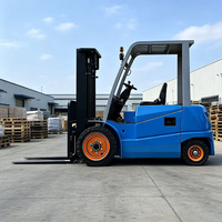 Chariot élévateur électrique robuste de 3000 kg avec fourches de 125 mm de large, vente d'usine