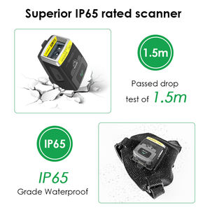 Lector de código de barras QR 2D inalámbrico Ip65, guante de cuero portátil resistente 1D, escáner de código de barras Bluetooth para <span class=keywords><strong>SAP</strong></span> WMS ERP - Product Image 5