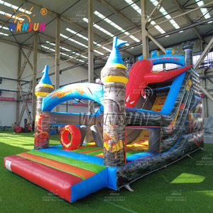 Winsun สไลเดอร์เป่าลมสำหรับบ้านเป่าลมกันน้ำขนาดตามสั่งติดตั้งง่ายชุดรูปแบบอายุมังกรกลางแจ้งเชิงพาณิชย์ - Product Image 4