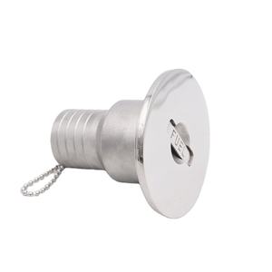 Logo personnalisé 316 Remplisseur de pont en acier inoxydable 2 "Anneau Couvercle de <span class=keywords><strong>trappe</strong></span> de carburant Nouveau matériel marin pour bateaux - Product Image 6