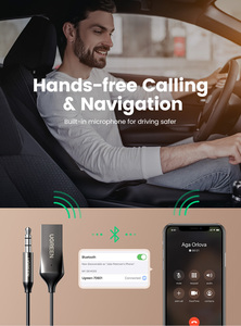 <span class=keywords><strong>Ugreen</strong></span> Adaptateur Aux vers <span class=keywords><strong>Bluetooth</strong></span> 5.0 Récepteur <span class=keywords><strong>Bluetooth</strong></span> 3.5mm pour voiture Kit prise USB 2.0 à 3.5mm - Product Image 4