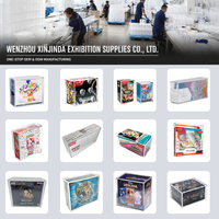 Boîtier de Présentation en Acrylique pour Boosters – Plastique Rigide, Fermeture Magnétique Robuste, Étui pour Cartes TCG, Support Magnétique One-Touch pour Boosters