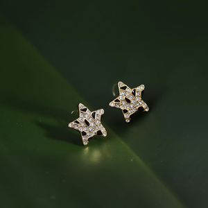 Star <b>Stud</b> <b>Earrings</b> 316L Stainless Steel PVD Gold Plating Fashion Jewelry - Product Image 3