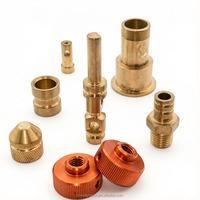 Pièces CNC, prototypage rapide en métal, usinage CNC personnalisé, billes en laiton filetées solides résistantes à la corrosion pour laboratoire