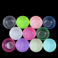 Ensemble complet d'outils de mélange en plastique pour la beauté, avec bols de mélange, fournitures pratiques pour la préparation de masques faciaux et les soins de la peau
