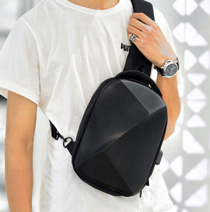 Bolso de pecho de la Honda del antirrobo de la manera personalizada, mochila impermeable dura del bolso del hombro del Crossbody del Frente para los hombres <span class=keywords><strong>Unisex</strong></span> - Product Image 4