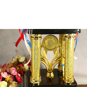 Four Pillar <b>Trophy</b> 8003A 82Cm Metal <b>Engraving</b> Group Award - Product Image 3