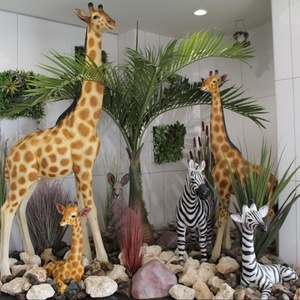 Support Customize <strong>Large</strong> Stuffed Animal Jungle Animals <strong>Large</strong> Fibreglass Animals Life Size <strong>Giraffe</strong> for Party Decorations Props - Product Image 4