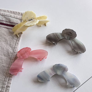 Clip de tiburón elegante de gama alta de 11,<span class=keywords><strong>3</strong></span> cm para mujer, nuevo estilo francés Retro minimalista con ácido acético, elegante accesorio para el cabello en la cabeza - Product Image 6