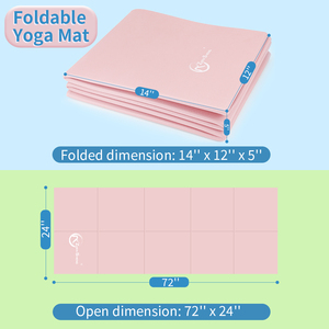 Zhensheng Nhà Sản Xuất OEM Thiết Kế Mới Có Thể Gập Lại Chống-Trượt TPE Tập Thể Dục Pilates Yoga Mat Với Biểu Tượng Tùy Chỉnh - Product Image 6