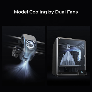 Imprimante 3D FDM de bureau Core-XY K1 Max, vitesse d'impression rapide 600 mm/s, nivellement automatique, grande taille d'impression 300*300*300 mm, boîtier fermé - Product Image 6