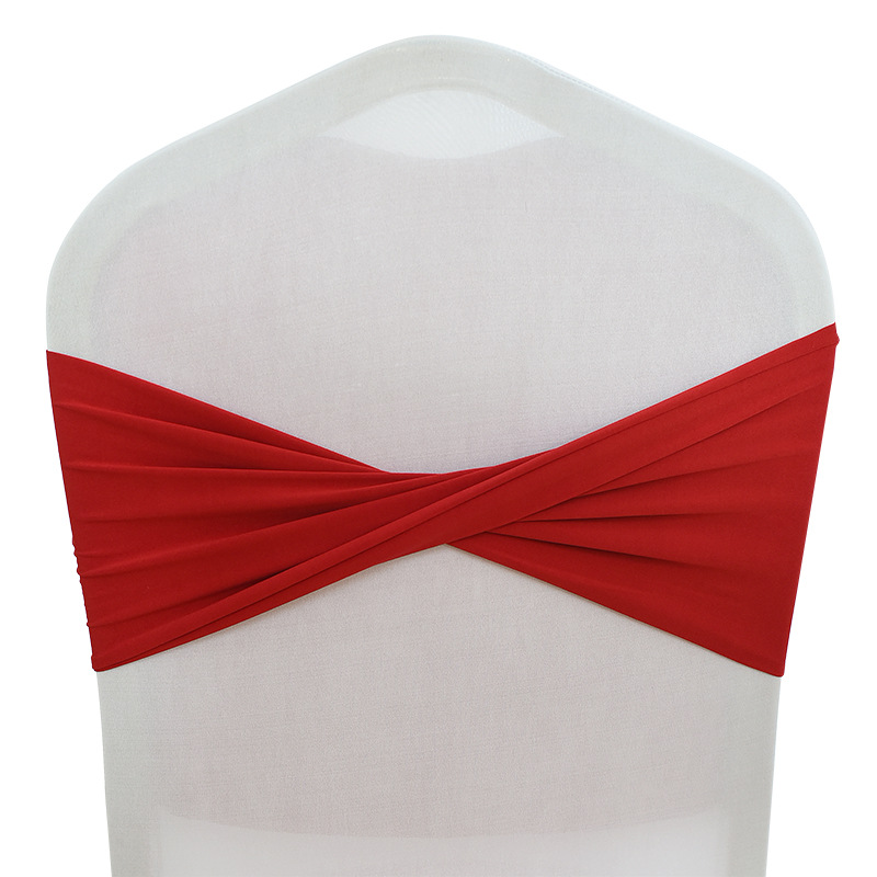 Эластичная лента для стула из спандекса, украшение для свадьбы, банкета, вечеринки, праздничного стула