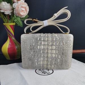 Bolso de lujo 100% de piel de cocodrilo, bolso de cocodrilo para mujer, bolso cruzado para chicas, bolso de moda de cocodrilo de lujo - Product Image 6