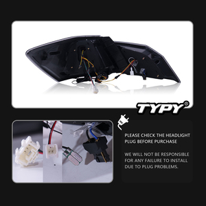 ไฟท้าย TYPY สำหรับรถยนต์ Honda Accord รุ่นที่ 9 ปี 2014-2015 แบบ LED ลายเกล็ดมังกร พร้อมไฟเลี้ยวแบบไล่ระดับ - Product Image 5