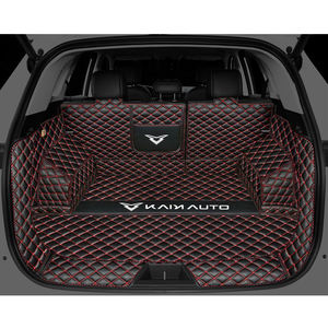 Alfombrilla para maletero de coche, alfombra con forro de carga para Kaiyi Kunlun Gtv Kain <span class=keywords><strong>X7</strong></span> <span class=keywords><strong>Evo</strong></span> 8 2022 2023 2024 2025 2026, Kit de accesorios, alfombra con cubierta trasera para maletero - Product Image 3