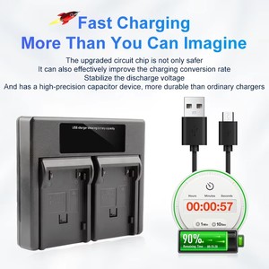 <span class=keywords><strong>Chargeur</strong></span> double RingTeam EN-EL2 avec écran LCD, <span class=keywords><strong>chargeur</strong></span> de <span class=keywords><strong>batterie</strong></span> ENEL2 pour appareils photo <span class=keywords><strong>Nikon</strong></span> E2500 E3500 E3100 E3200 CCD2500 3500 - Product Image 4