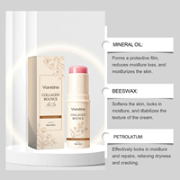 Baume hydratant multi-usage portable au collagène pour le visage, texture lisse, pour peaux à tendance acnéique, équilibre du sébum, hydratation quotidienne