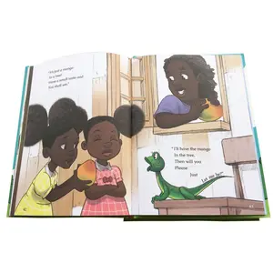 Printing Service English Hardcover Children Story Books Printing Service