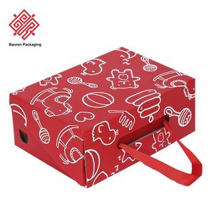 Baoren Children's Hand-Held Shoe Storage Foldable Kraft <b>Paper</b> Telescopic Packaging Personalized Printing Hard Color Kiosk Style - Product Image 2