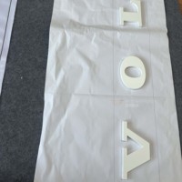 Letrero de Acero Inoxidable 304 Resistente a la Intemperie, con Película Protectora Pintada de Blanco, para Uso en Interiores, Ecológico y Fácil de Instalar