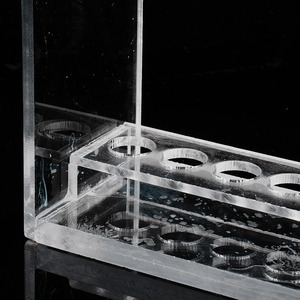 Soporte de Tubos Acrílicos ESR Hui En para Pruebas de Sedimentación Sanguínea, 12 Orificios, Uso Profesional en Laboratorio - Product Image 2