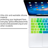 Funda Protectora de Silicona para Teclado Árabe, Distribución Europea, para MacBook Air 13" con Touch ID A2337 M1 A2179 2022 2021 2020