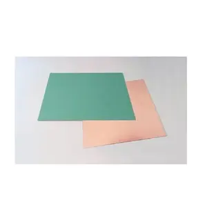 Film hijau biru konduktivitas termal 1.5w 1000mm * 1200mm lembar laminasi berlapis tembaga dasar aluminium untuk papan led