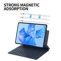 Stylet universel magnétique à double touche pour tablette et téléphone portable, compatible iOS et Android.