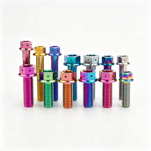 Boulons et écrous hexagonaux M10 à haute résistance de Chine, en acier et carbone de grade 8.8, conformes à la norme DIN 933 (M40, M28, M16) - Product Image 5