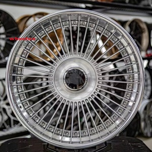 Ruedas de coche de aleación de aluminio de pasajeros forjadas de dos piezas personalizadas de alta calidad para Benz <span class=keywords><strong>Maybach</strong></span> <span class=keywords><strong>AMG</strong></span> C63 <span class=keywords><strong>G63</strong></span> GLC S63 - Product Image 2