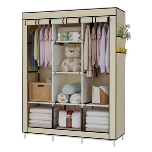 Estante de almacenamiento de tela plegable moderno, estantes de <span class=keywords><strong>armario</strong></span> para ropa, dormitorio, muebles para el hogar - Product Image 4