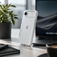 Casing HP Transparan untuk iPhone Air Anti-Shock Anti-Kuning Bahan PC TPU Tipis Pelindung