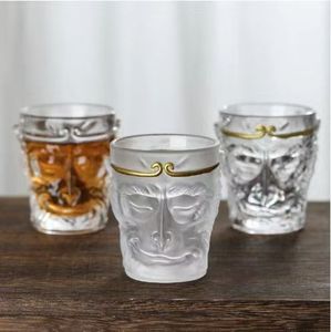 Venta caliente 110ml Nuevo estilo Diseño creativo Resistente al calor Monkey King Glass Cup - Product Image 3