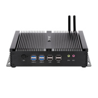 Mini PC industrial Windows 10 OS Core I3 4010U I5 4200U I7 4500U Dual LAN 6 COM RS232 AU/US/CN Enchufes para consulta Centro comercial